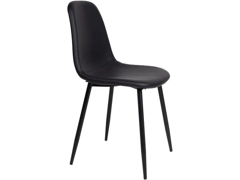 House Nordic Stuhl Stockholm 2 Stück, 80 x 55 cm, Schwarz House Nordic Stuhl Stockholm 2 Stück, 80 x 55 cm, Schwarz