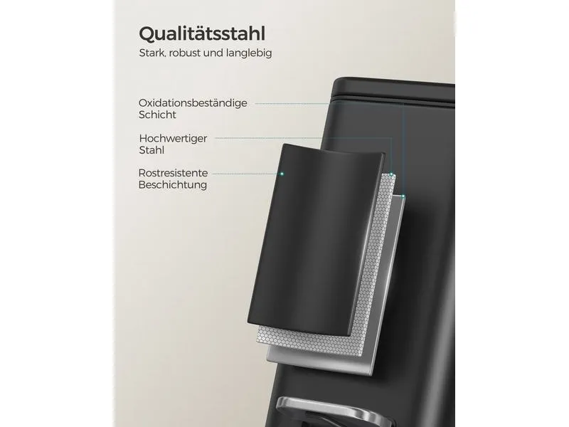 Songmics Kosmetikeimer 5 l, Schwarz Songmics Kosmetikeimer 5 l, Schwarz
