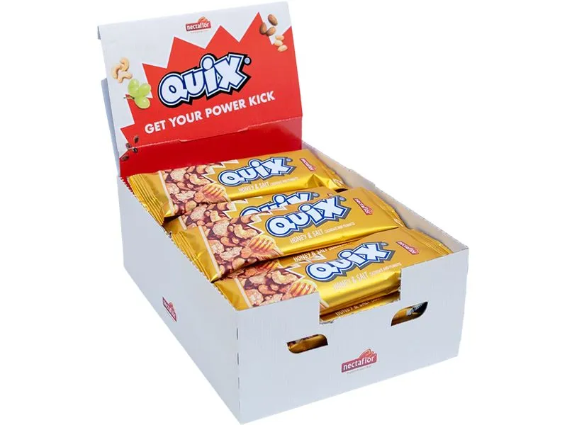 Nectaflor Quix Honey & Salt 25 x 40 g Nectaflor Quix Honey & Salt 25 x 40 g