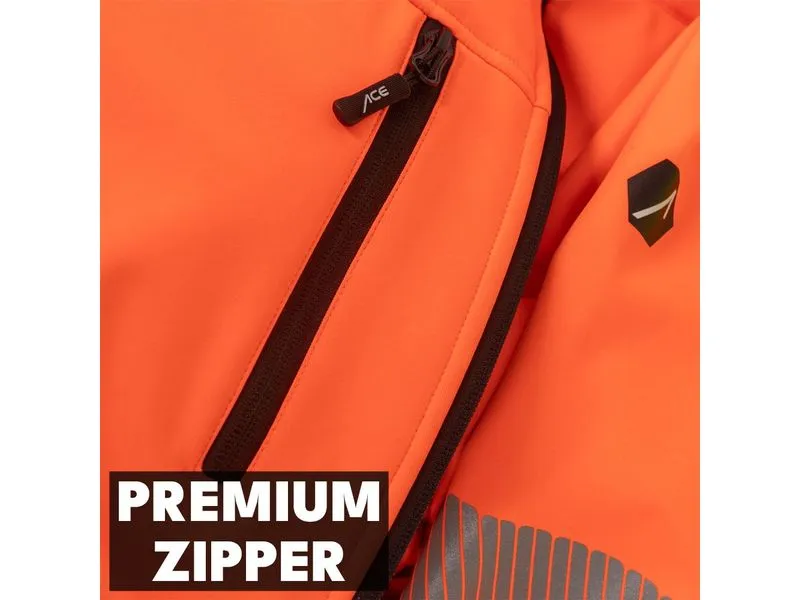 ACE Neon Lite Softshell Warnjacke 4XL Orange ACE Neon Lite Softshell Warnjacke 4XL Orange