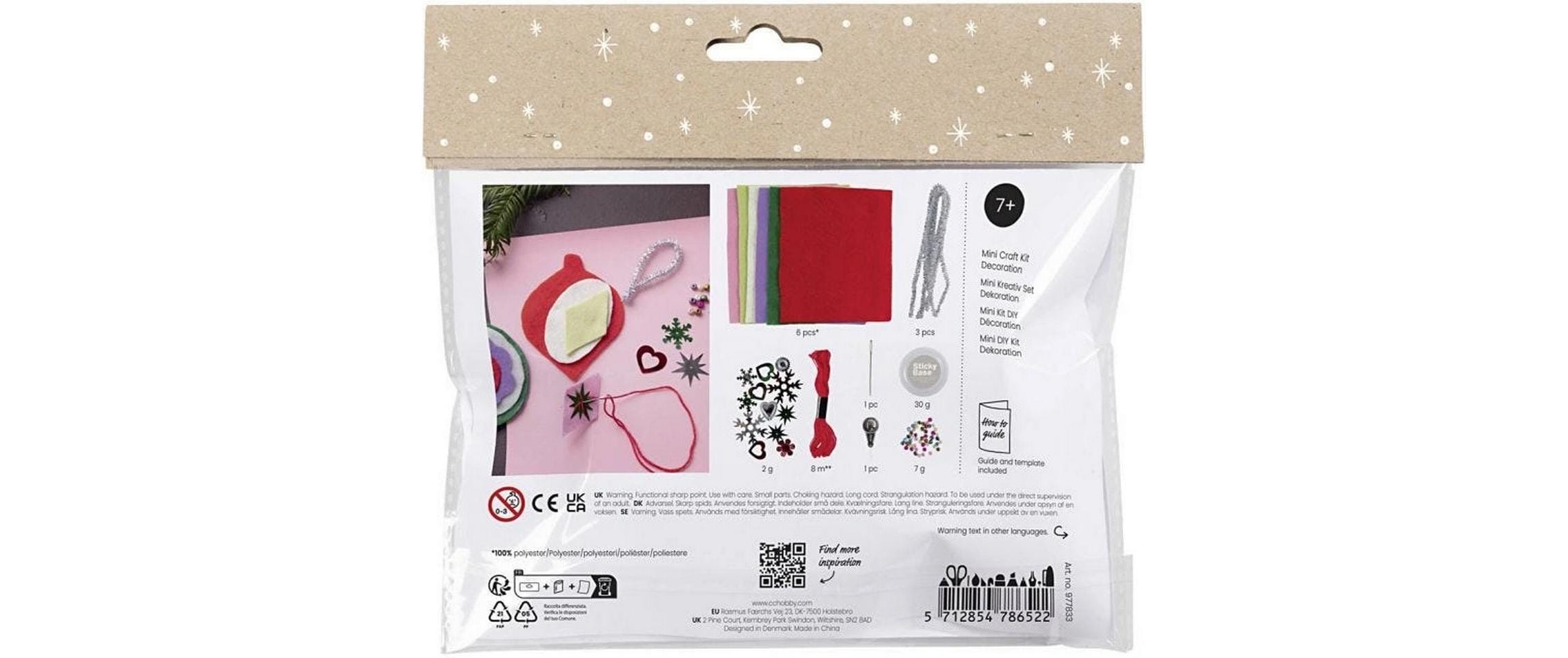 Creativ Company Bastelset Dekoration Weihnachten