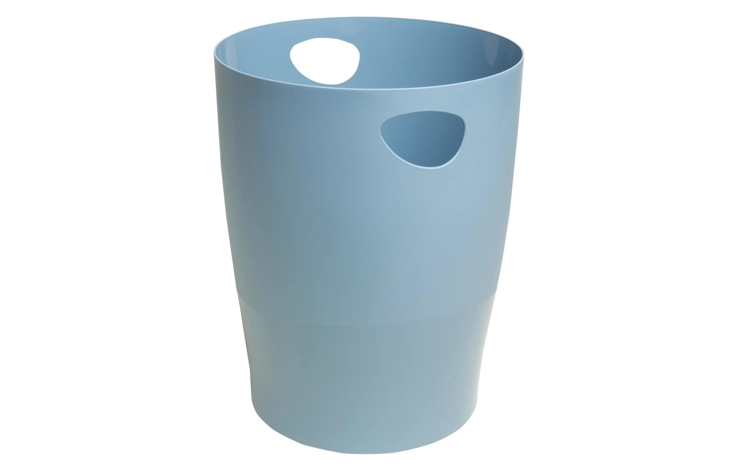 Exacompta Papierkorb Ecobin AutentiK, 15 l, Blaugrau