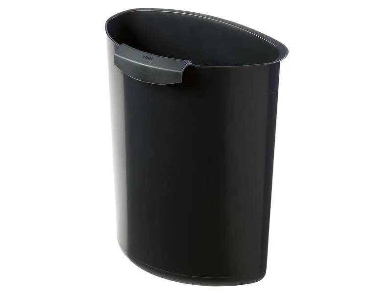 HAN Papierkorb Moon 6 l, 5-teilig, Schwarz