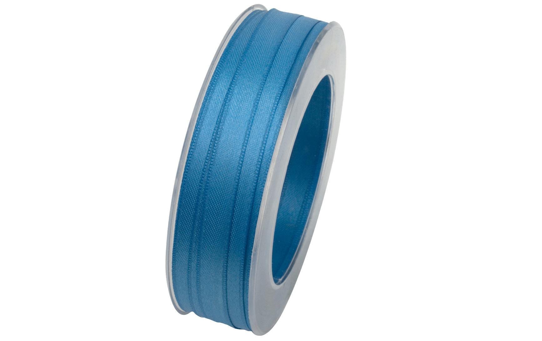 GOLDINA Satinband 10 mm x 25 m, Mittelblau, 1 Stück GOLDINA Satinband 10 mm x 25 m, Mittelblau, 1 Stück