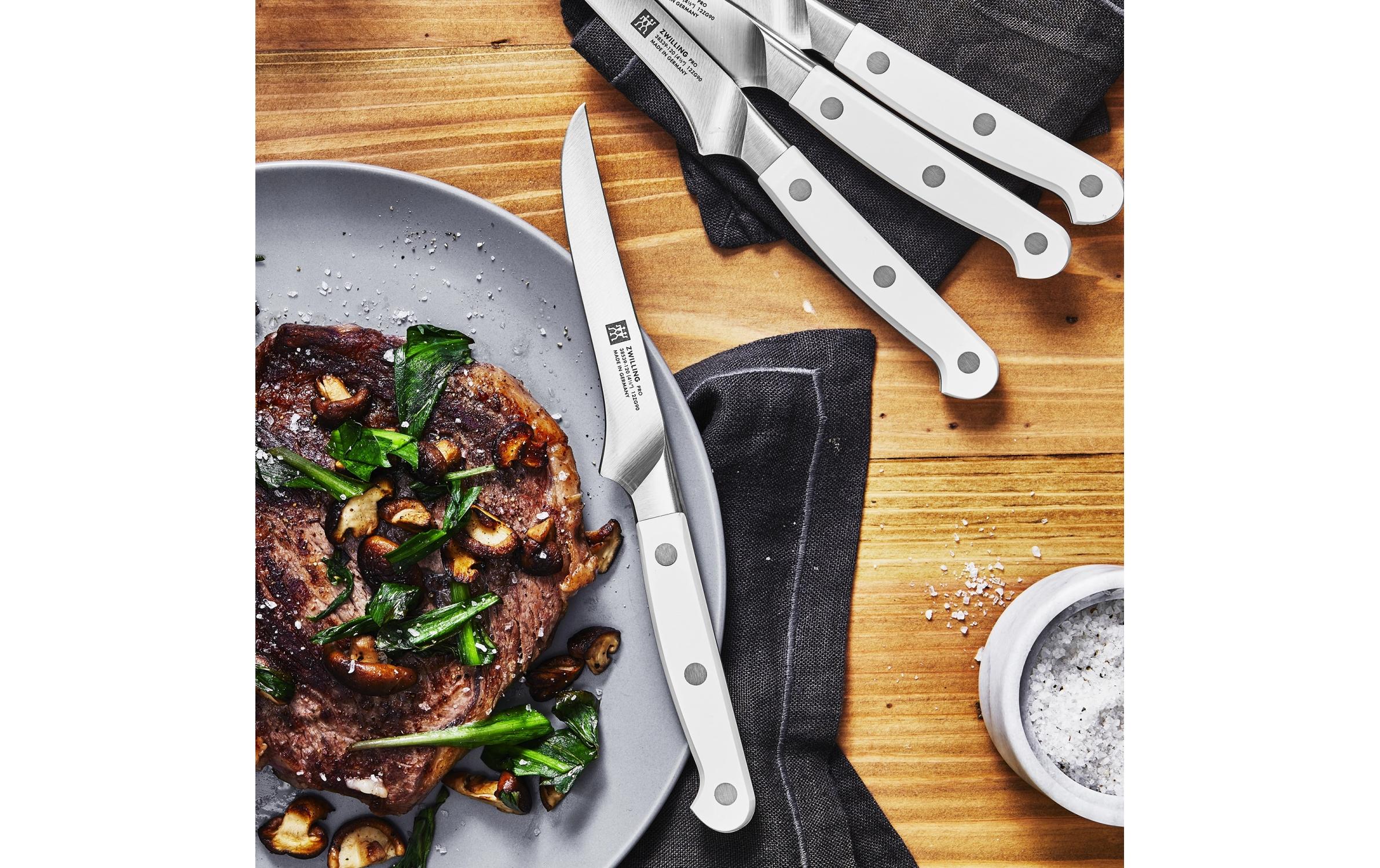 Zwilling Steakmesser-Set Pro le blanc 4-teilig