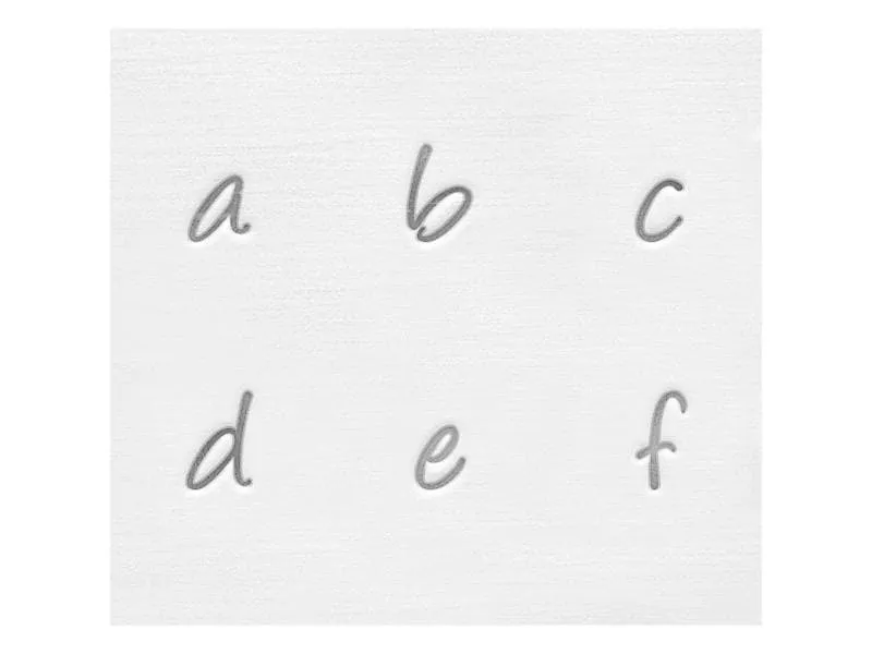 ImpressArt Prägestempel Set 3 mm Kleinbuchstaben, 27 Stück ImpressArt Prägestempel Set 3 mm Kleinbuchstaben, 27 Stück
