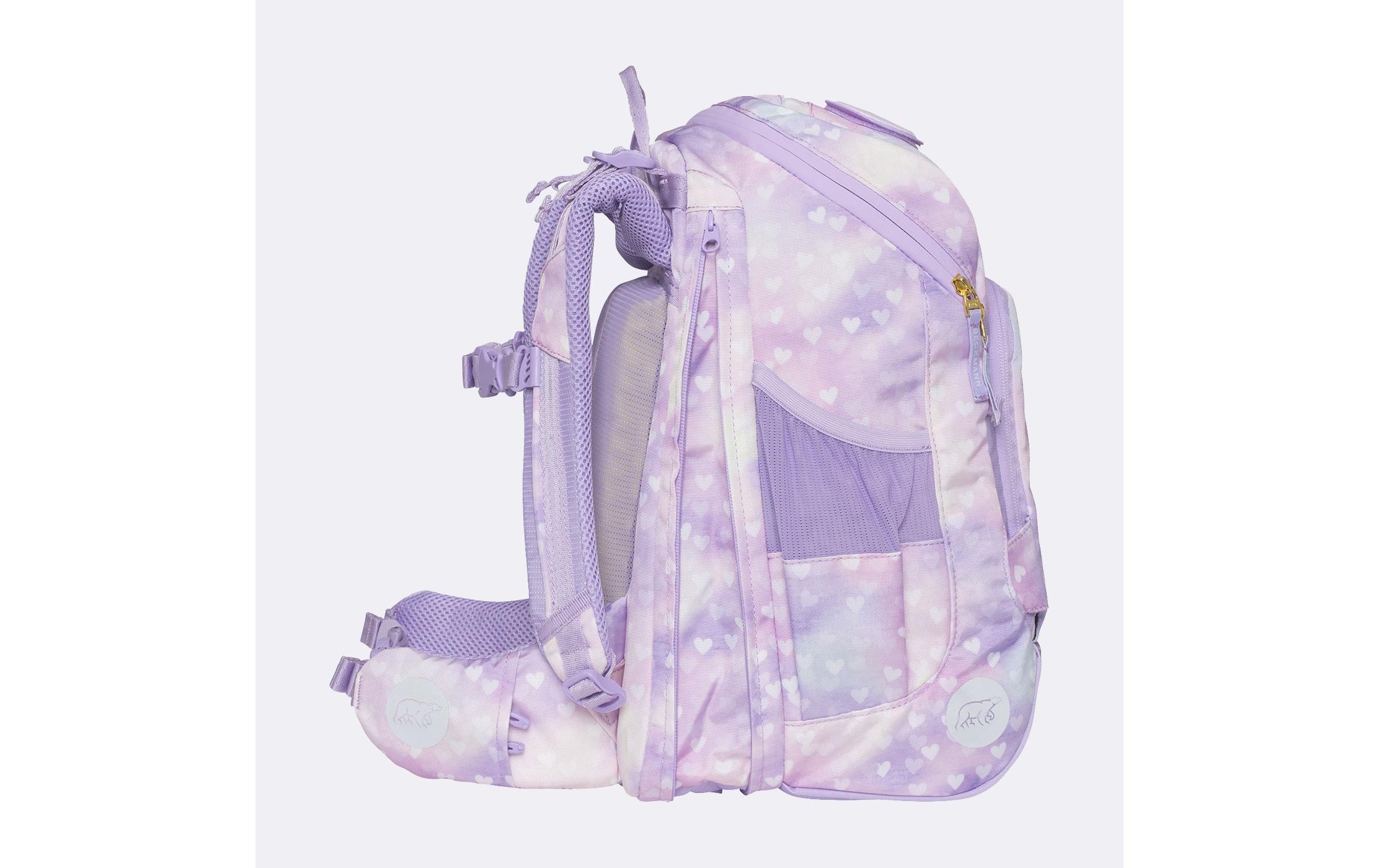Beckmann Schulrucksack-Set Active Air Flx Unicorn Princess, 6-teilig