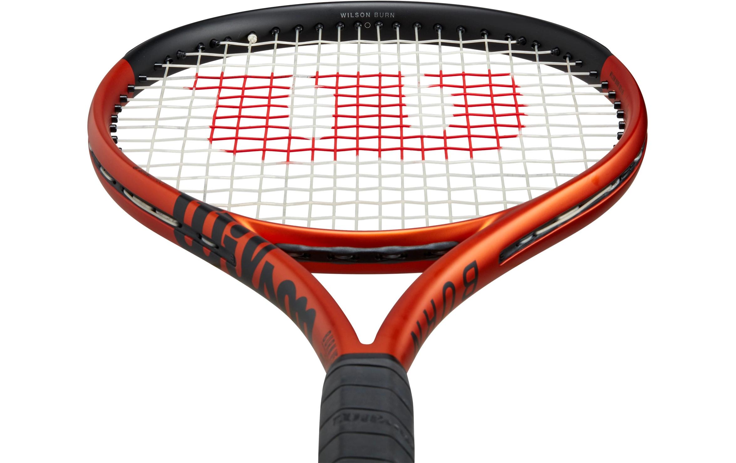 Wilson Tennisracket Burn 100 lS V5.0 Orange/Schwarz