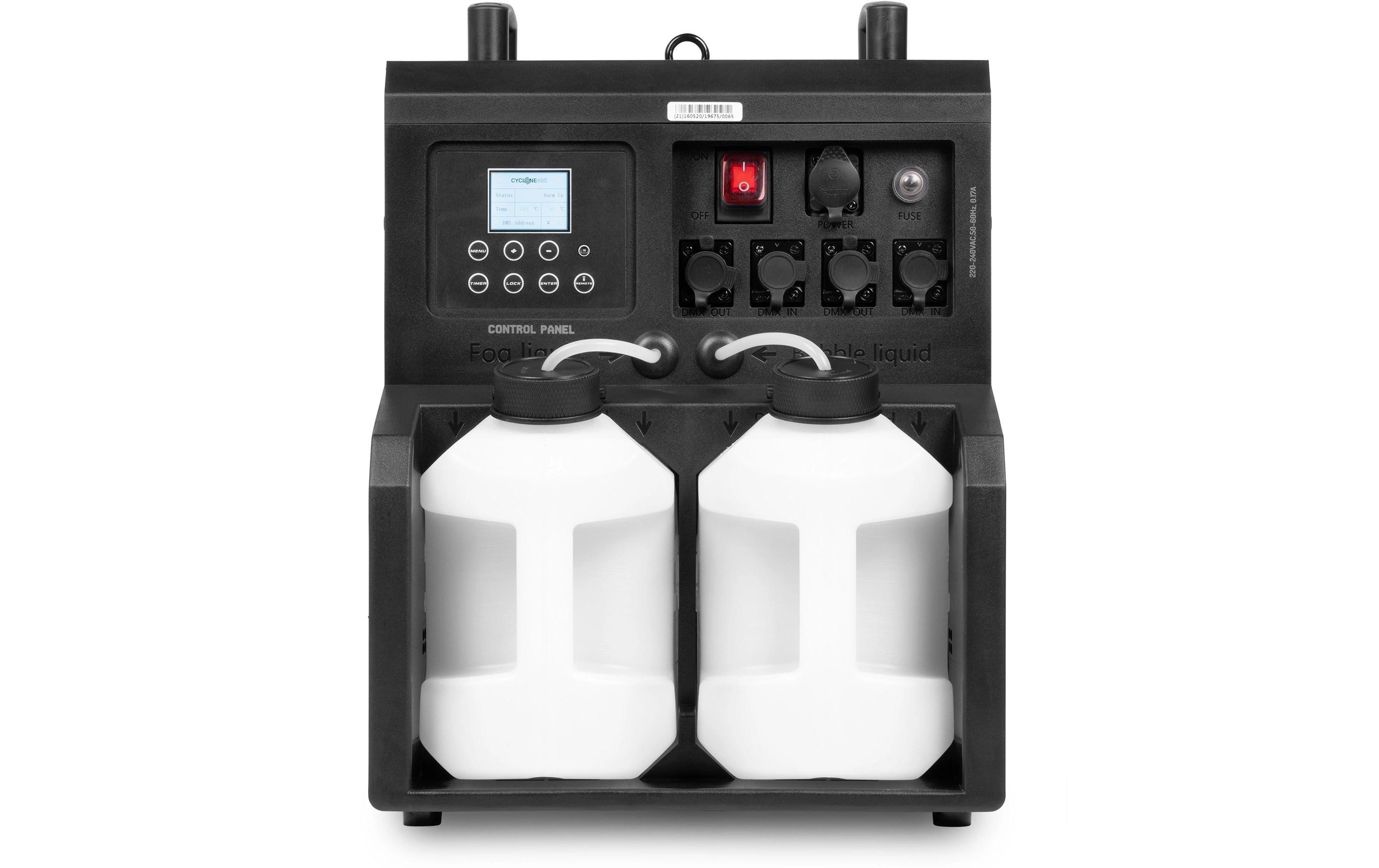 BeamZ Cyclone 200 3-in-1 Nebel- und Seifenblasenmaschine mit RGBW