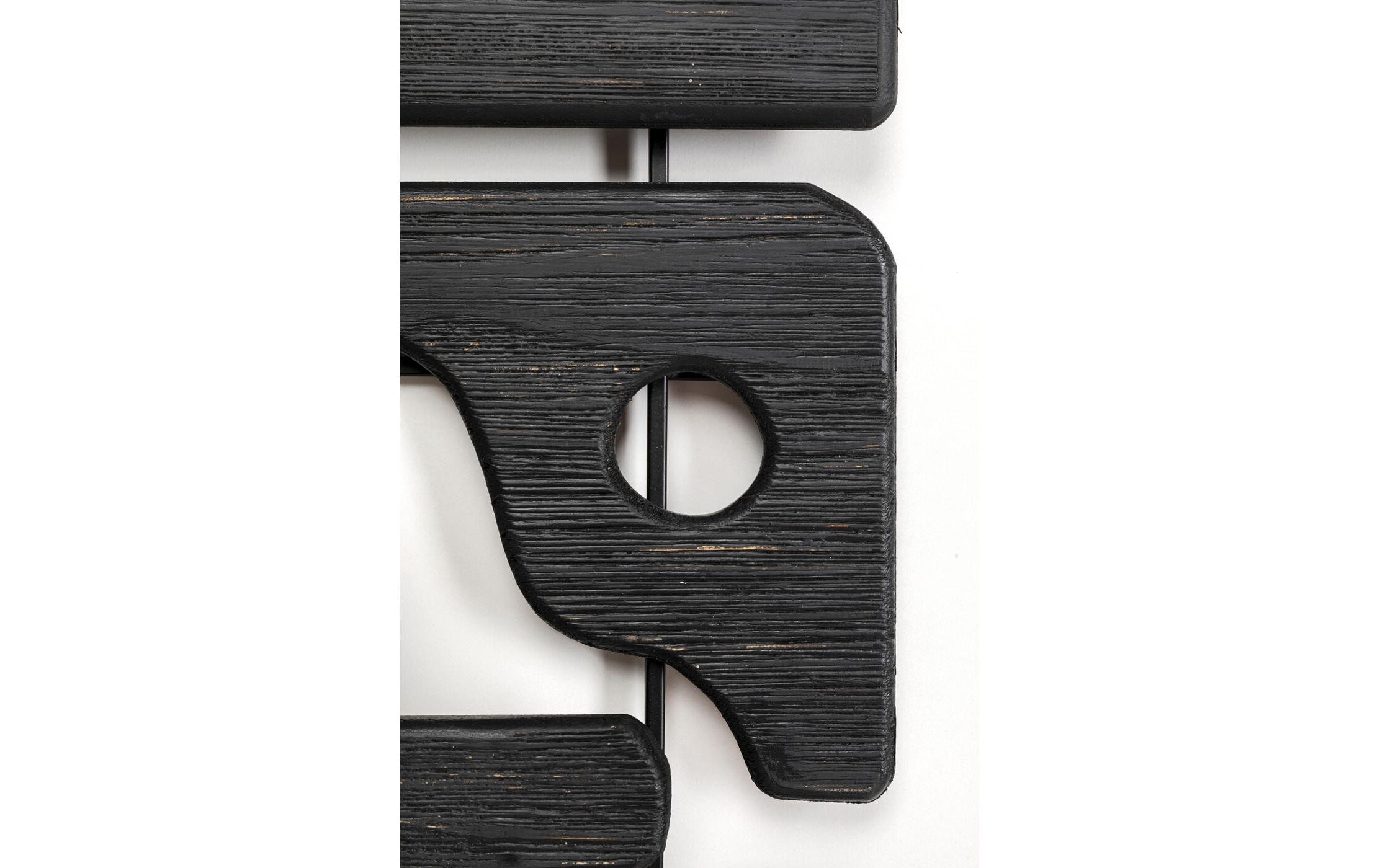 Kare Wandgarderobe Art Shapes 51 x 90 cm, Schwarz