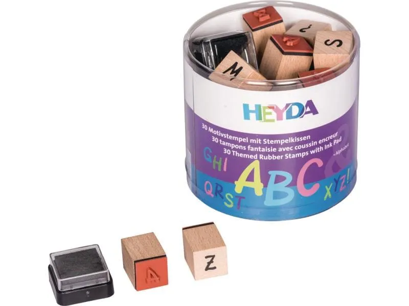 Heyda Stempelset Buchstaben