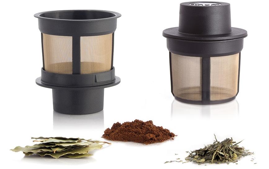 Finum Teefilter-System Floating Basket M Schwarz