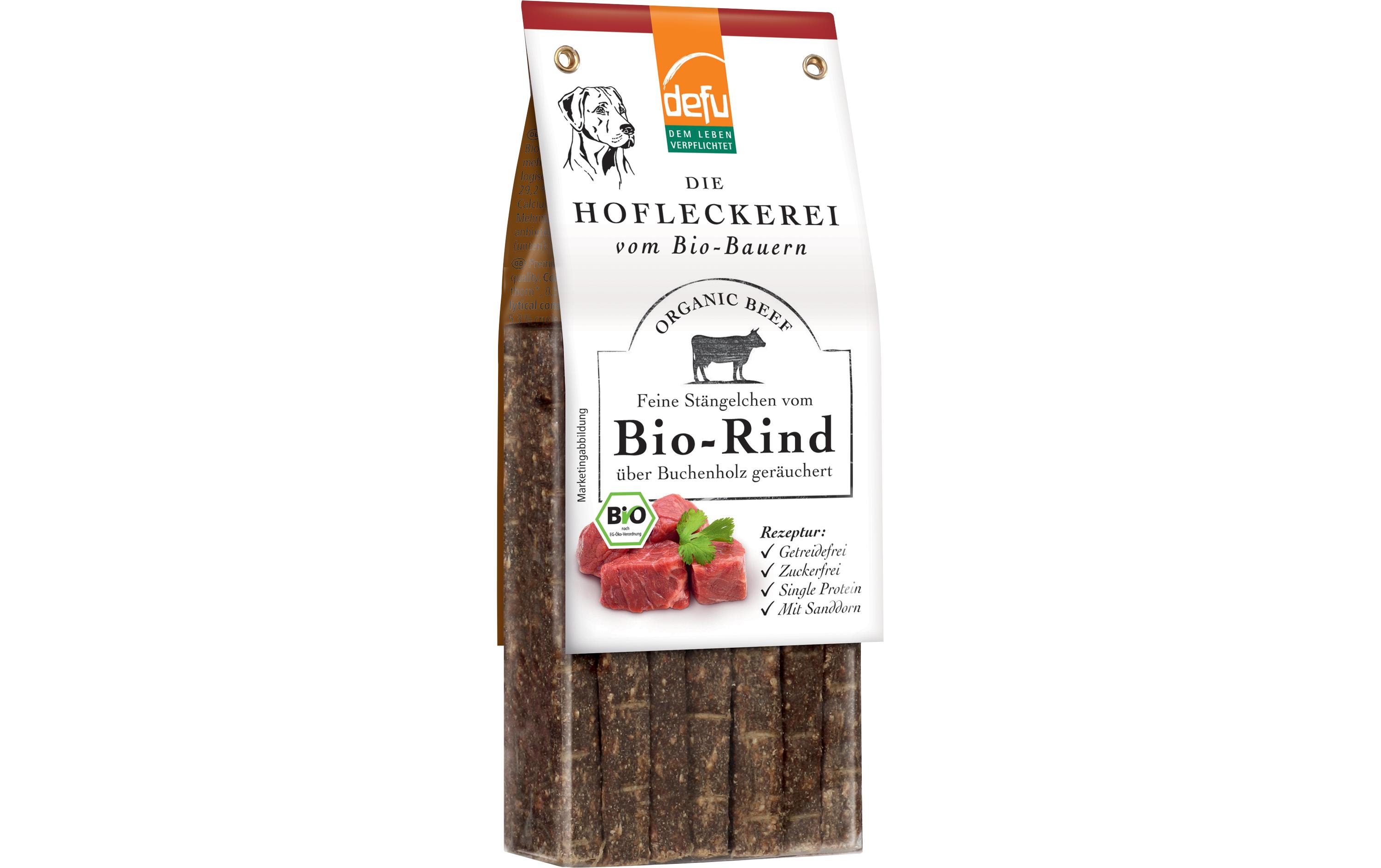 defu Snack Feine Stängelchen Bio Rind, 125 g defu Snack Feine Stängelchen Bio Rind, 125 g