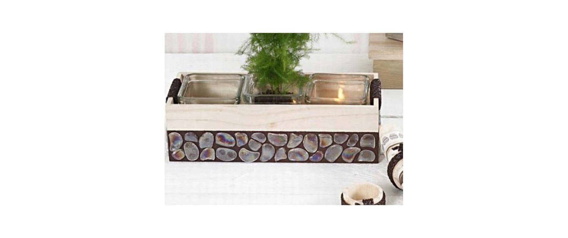 Creativ Company Holzartikel 22-25 cm Holzkasten