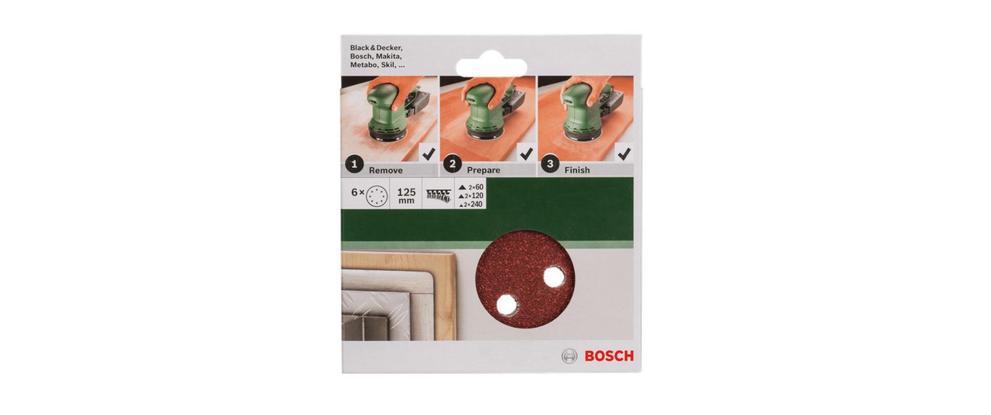 Bosch Schleifblatt-Set für Exzenterschleifer