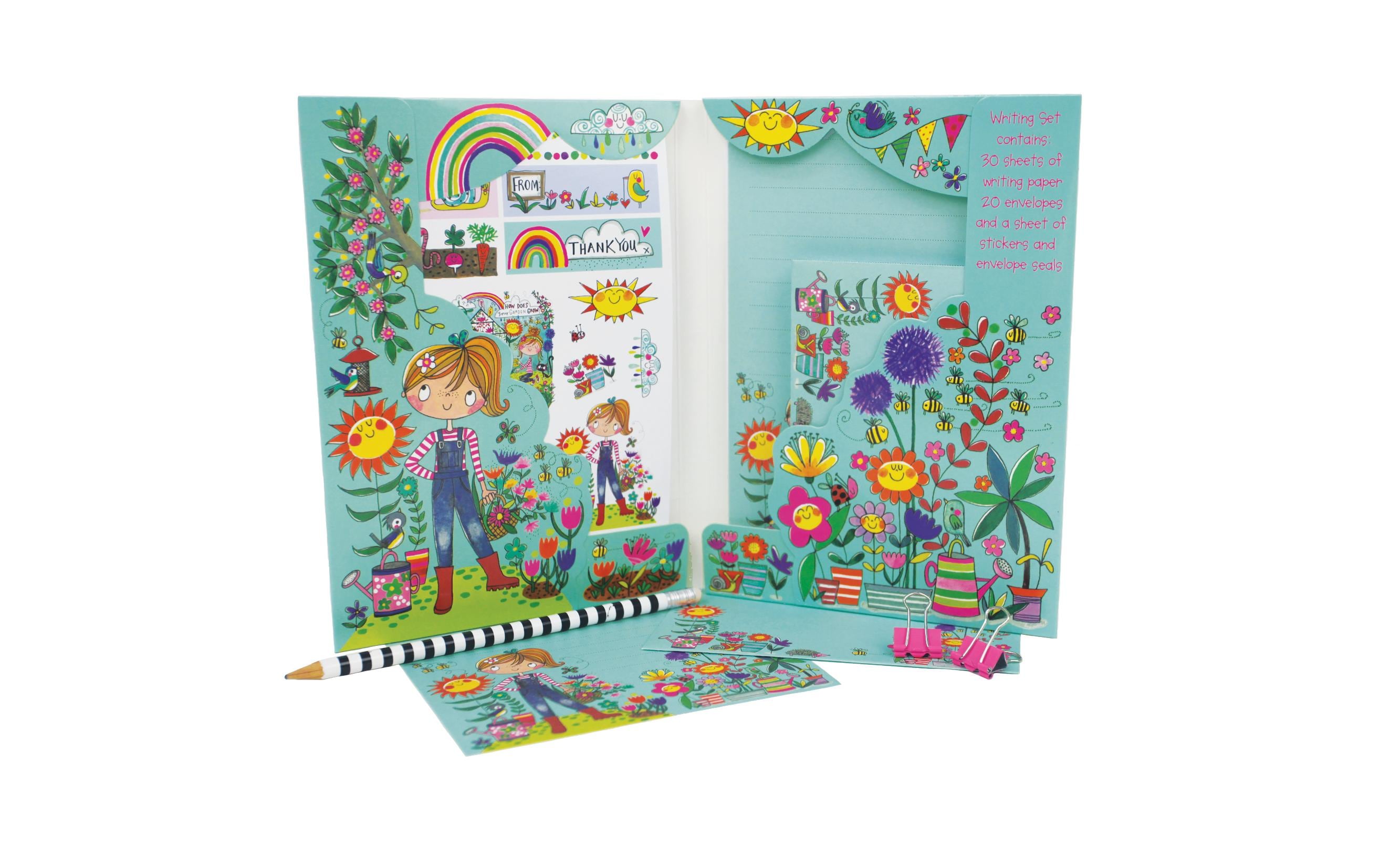 Rachel Ellen Briefpapierset Garten