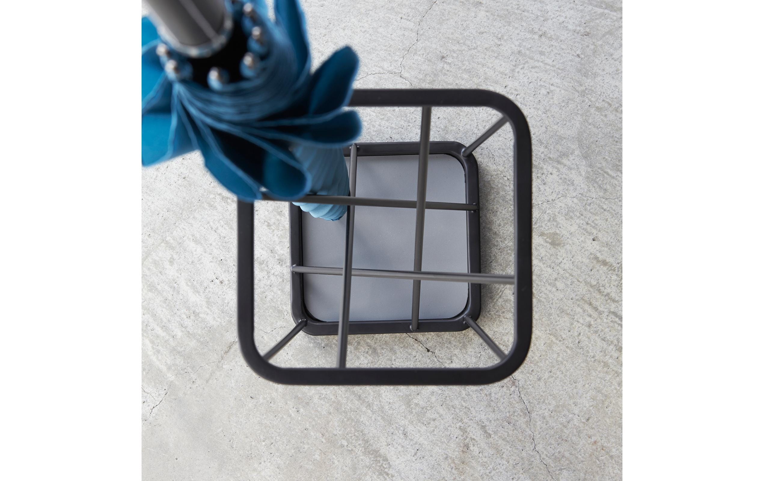 Yamazaki Schirmständer 17 x 45.5 cm, Schwarz