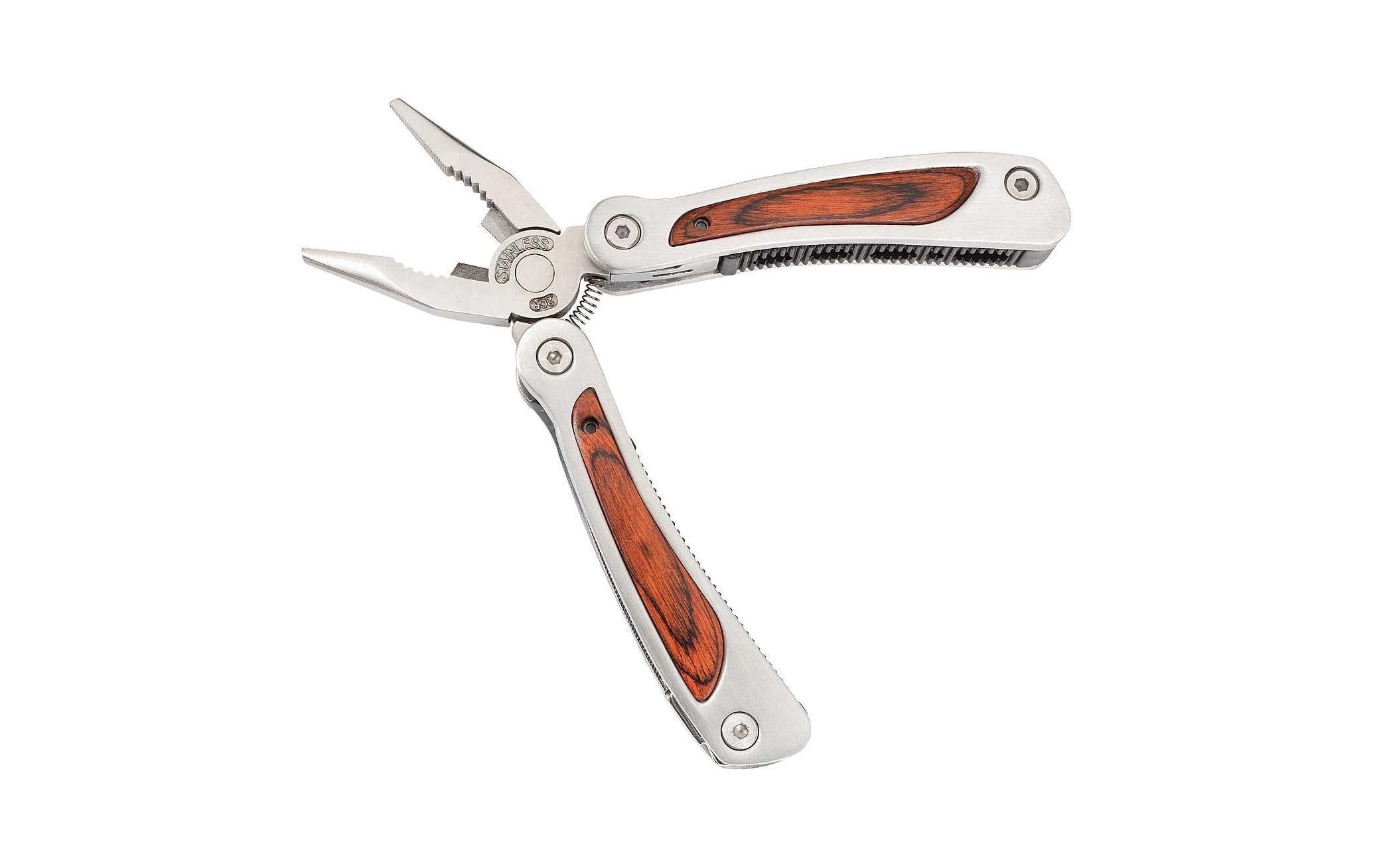 Herbertz Multi-Tool mit Holzeinlage