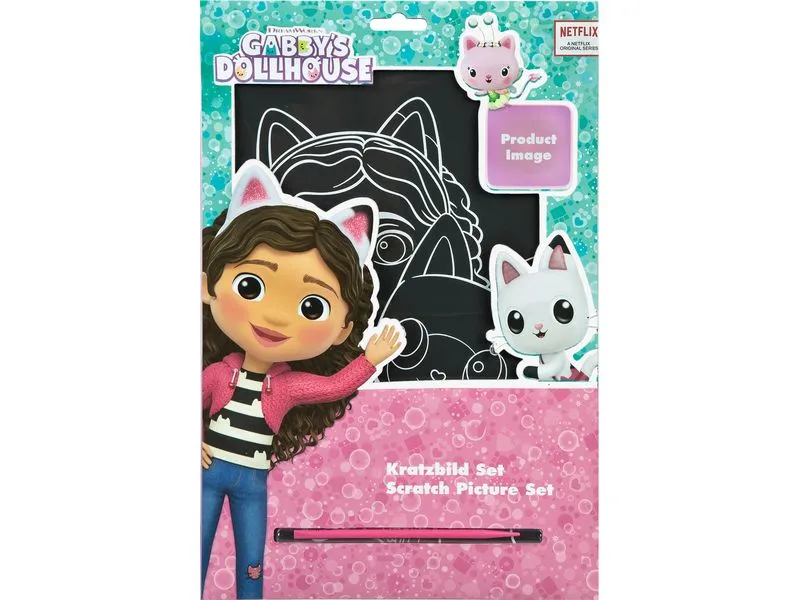 Undercover Fanartikel Kratzbild Set Gabby's Dollhouse Undercover Fanartikel Kratzbild Set Gabby's Dollhouse