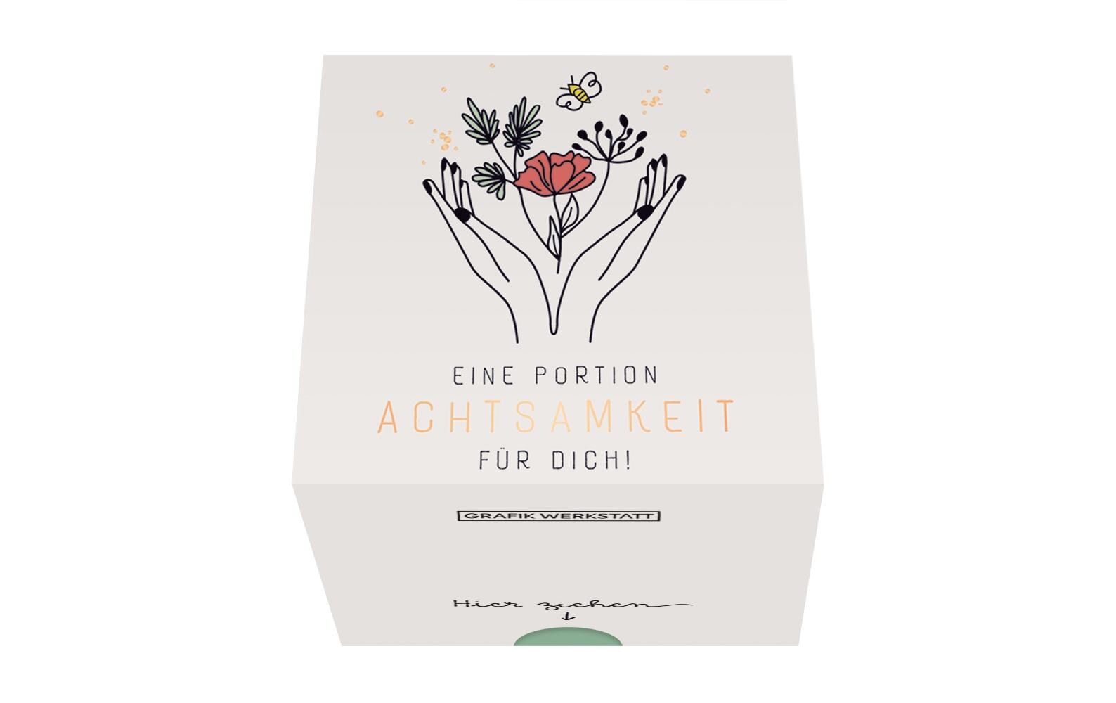 Grafik Werkstatt Message in a Box Eine Portion Achtsamkeit