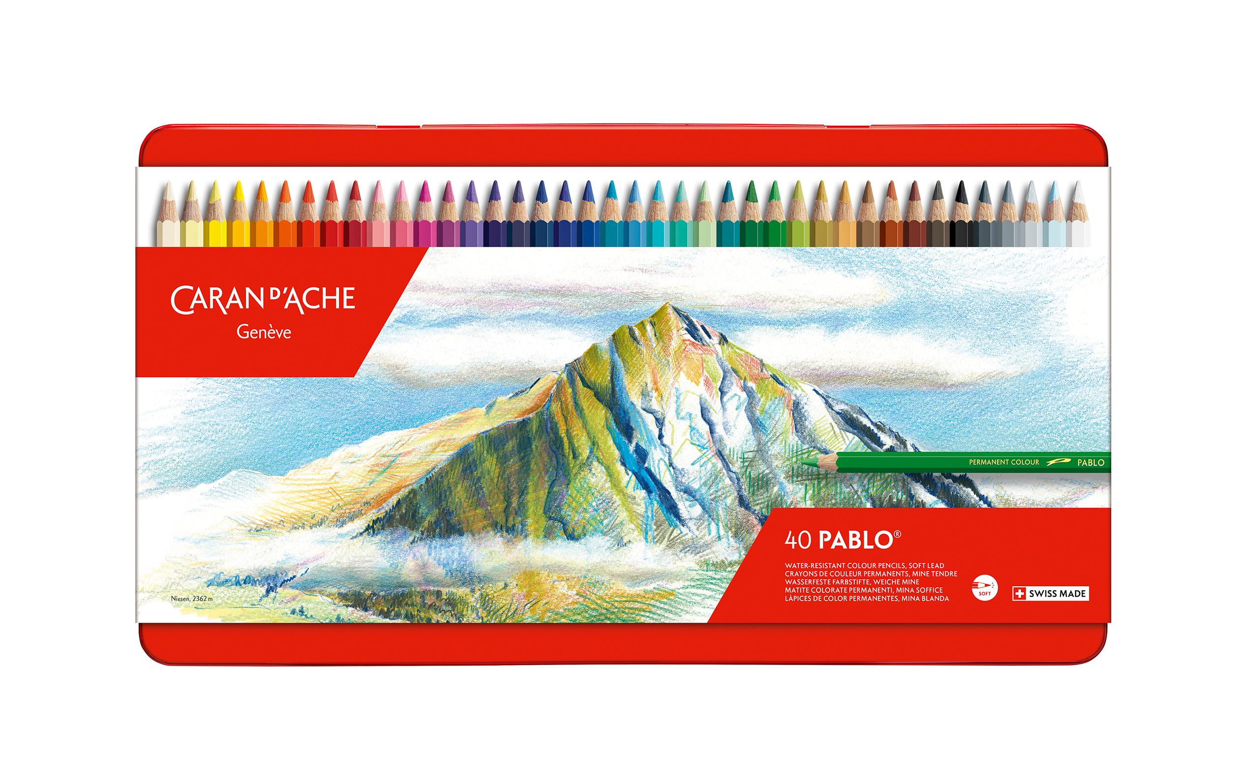 Caran d'Ache Farbstifte Pablo 40 Stück Caran d'Ache Farbstifte Pablo 40 Stück