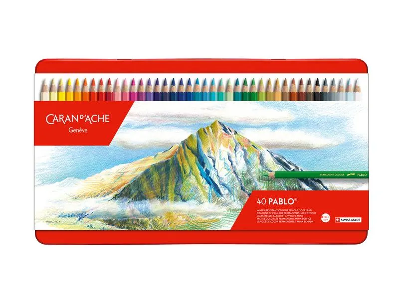 Caran d'Ache Farbstifte Pablo 40 Stück Caran d'Ache Farbstifte Pablo 40 Stück