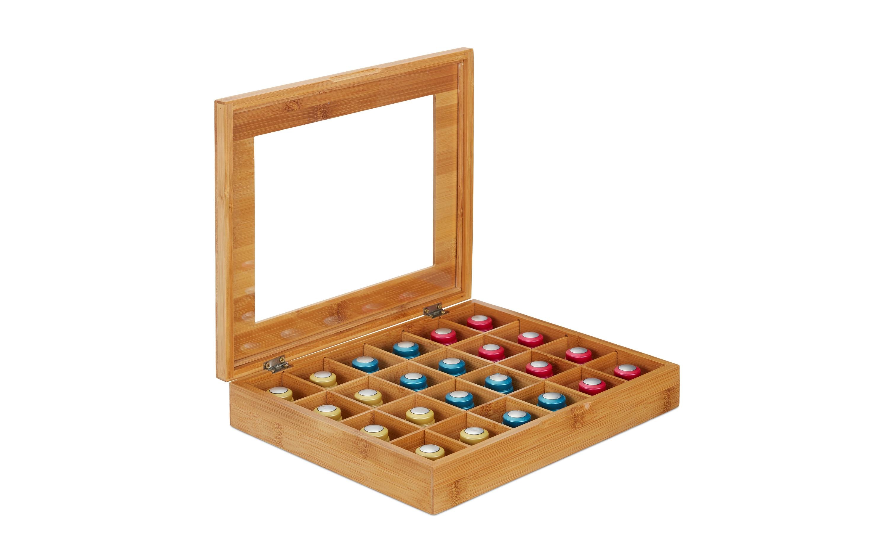 relaxdays Kapselspender für 24 Kapseln