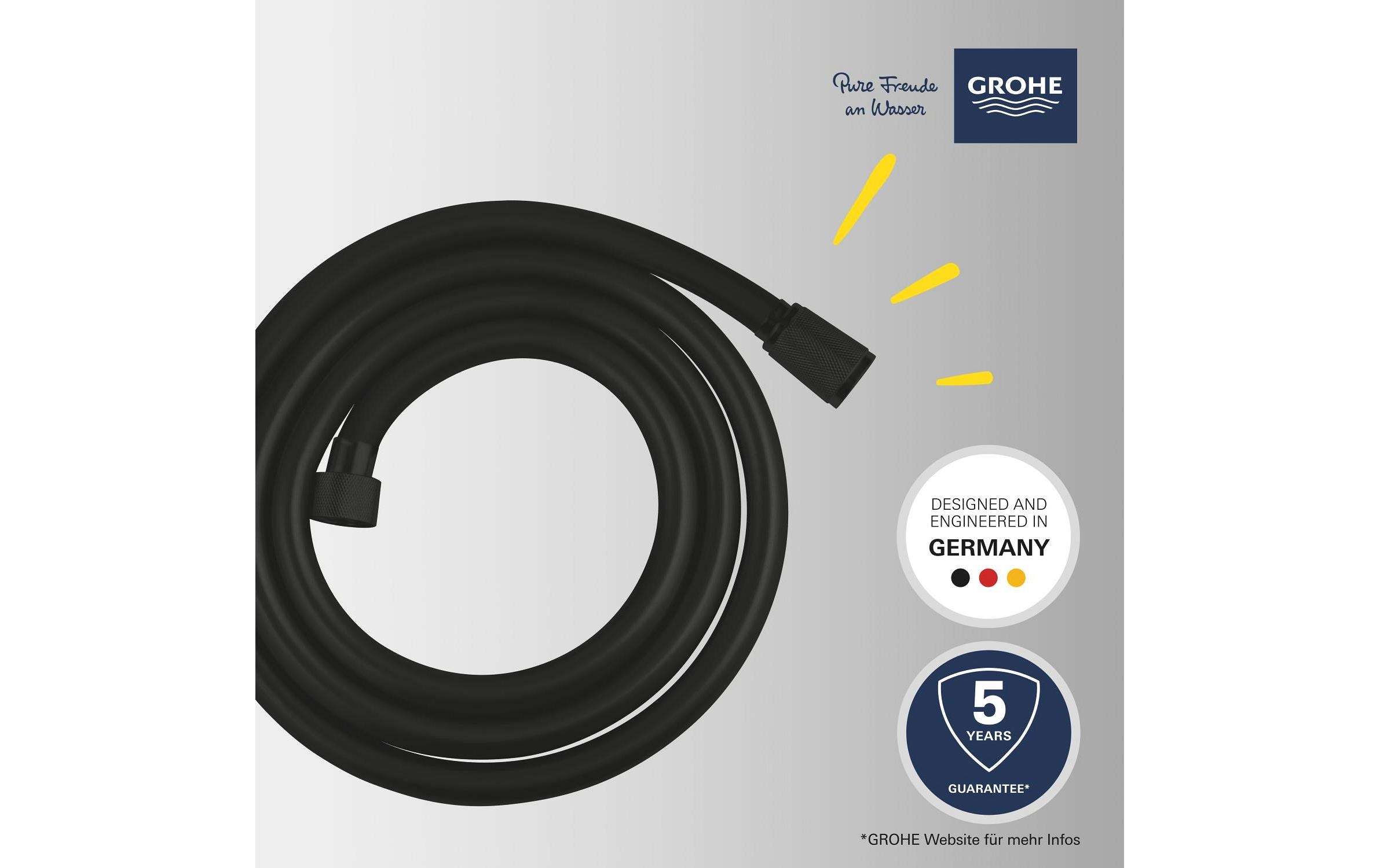 GROHE Duschbrauseschlauch VitalioFlex Trend 1750 mm Mattschwarz