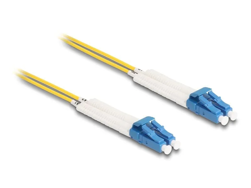 Delock LWL-Patchkabel Singlemode LC – LC, OS2, Duplex, 0.5 m