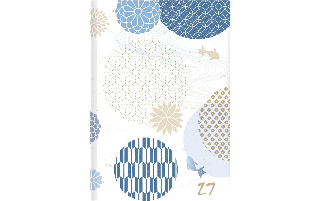 Biella Dispo Term Trend Geometrische Figur, 2027, Blau/Beige