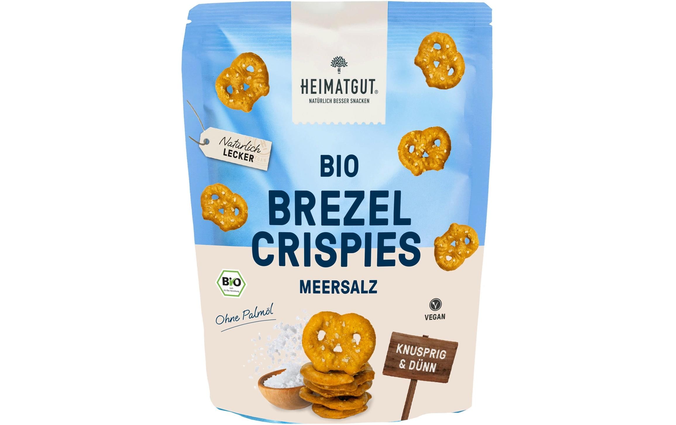 Heimatgut Brezel Crispies Meersalz 80 g