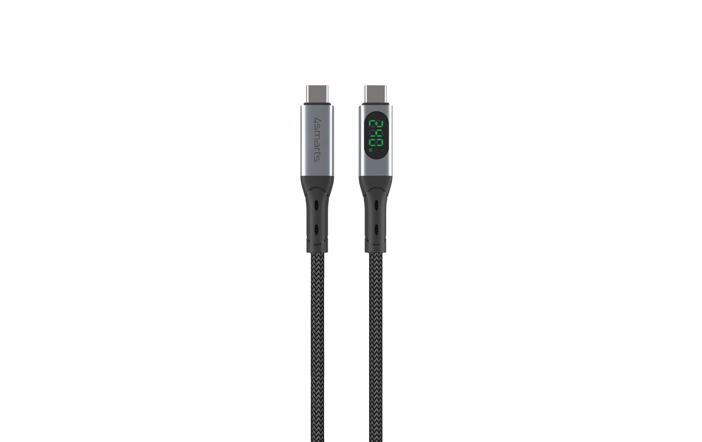 4smarts USB4-Kabel DigitCord Enterprise 240W USB C - USB C 1.5 m