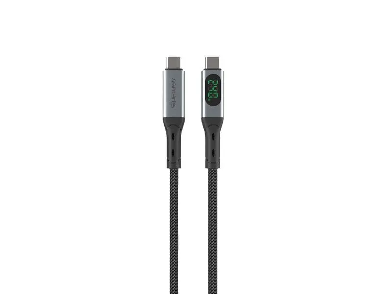 4smarts USB4-Kabel DigitCord Enterprise 240W USB C - USB C 1.5 m 4smarts USB4-Kabel DigitCord Enterprise 240W USB C - USB C 1.5 m