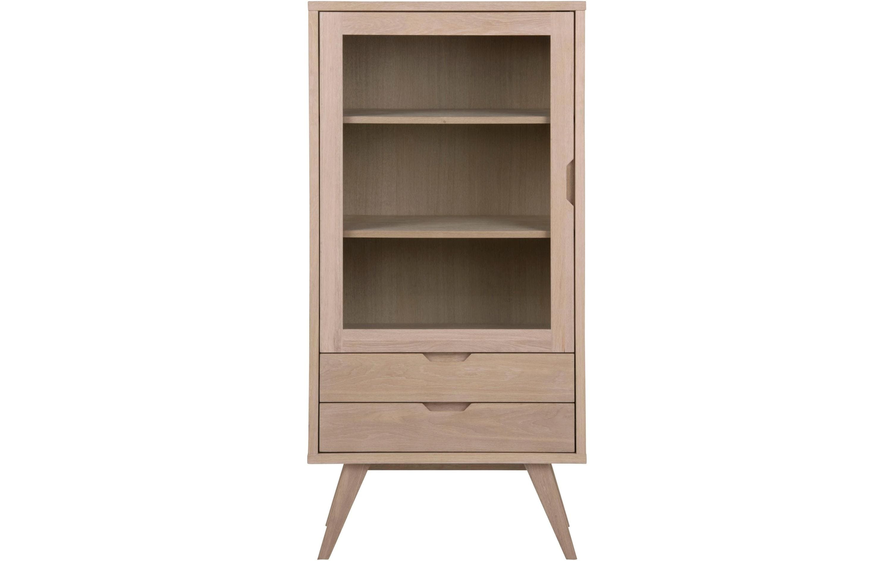 AC Design Vitrine A-Line Hellbraun 72 x 36 x 145 cm