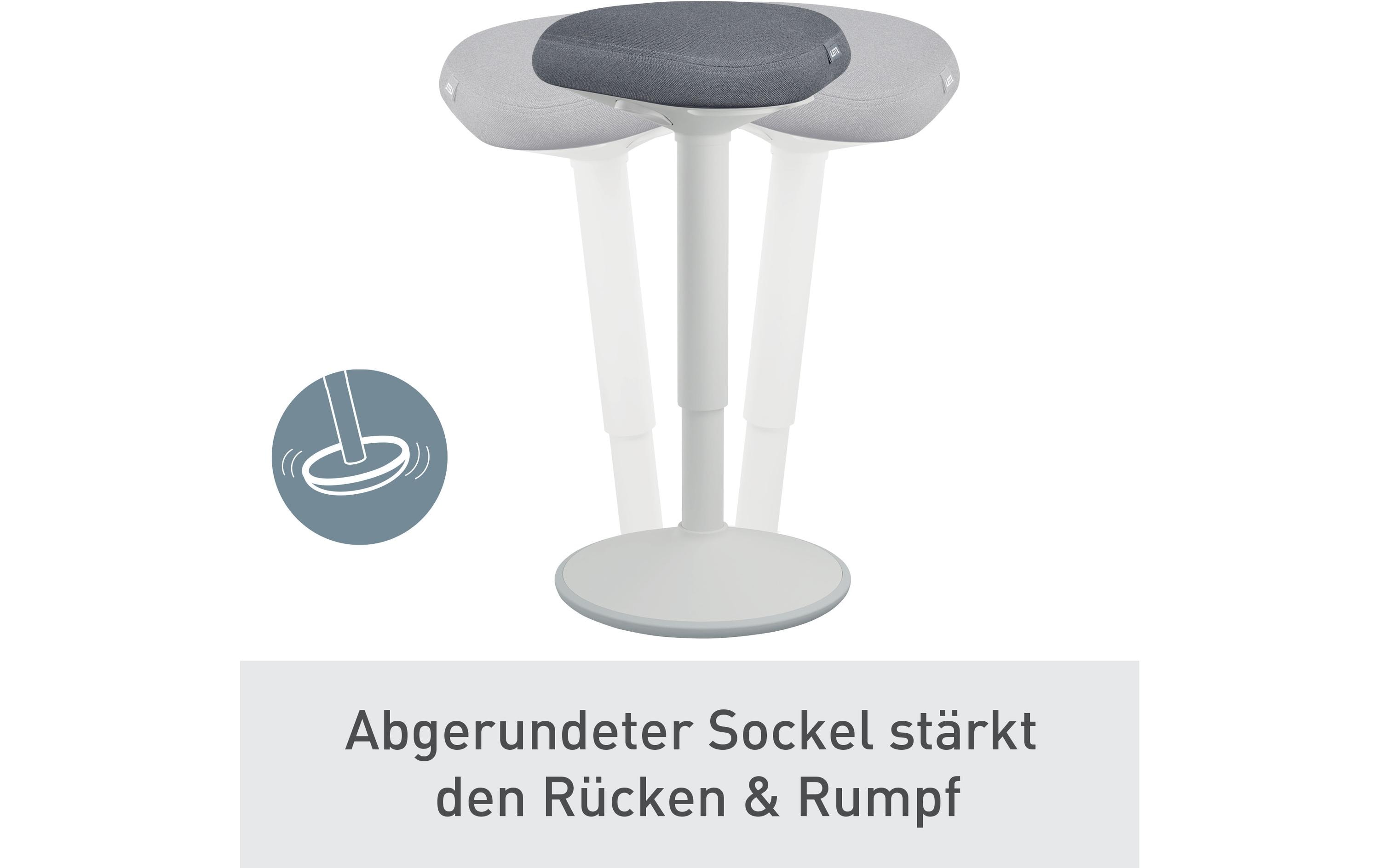 Leitz Ergo Active Stehhocker Hellgrau