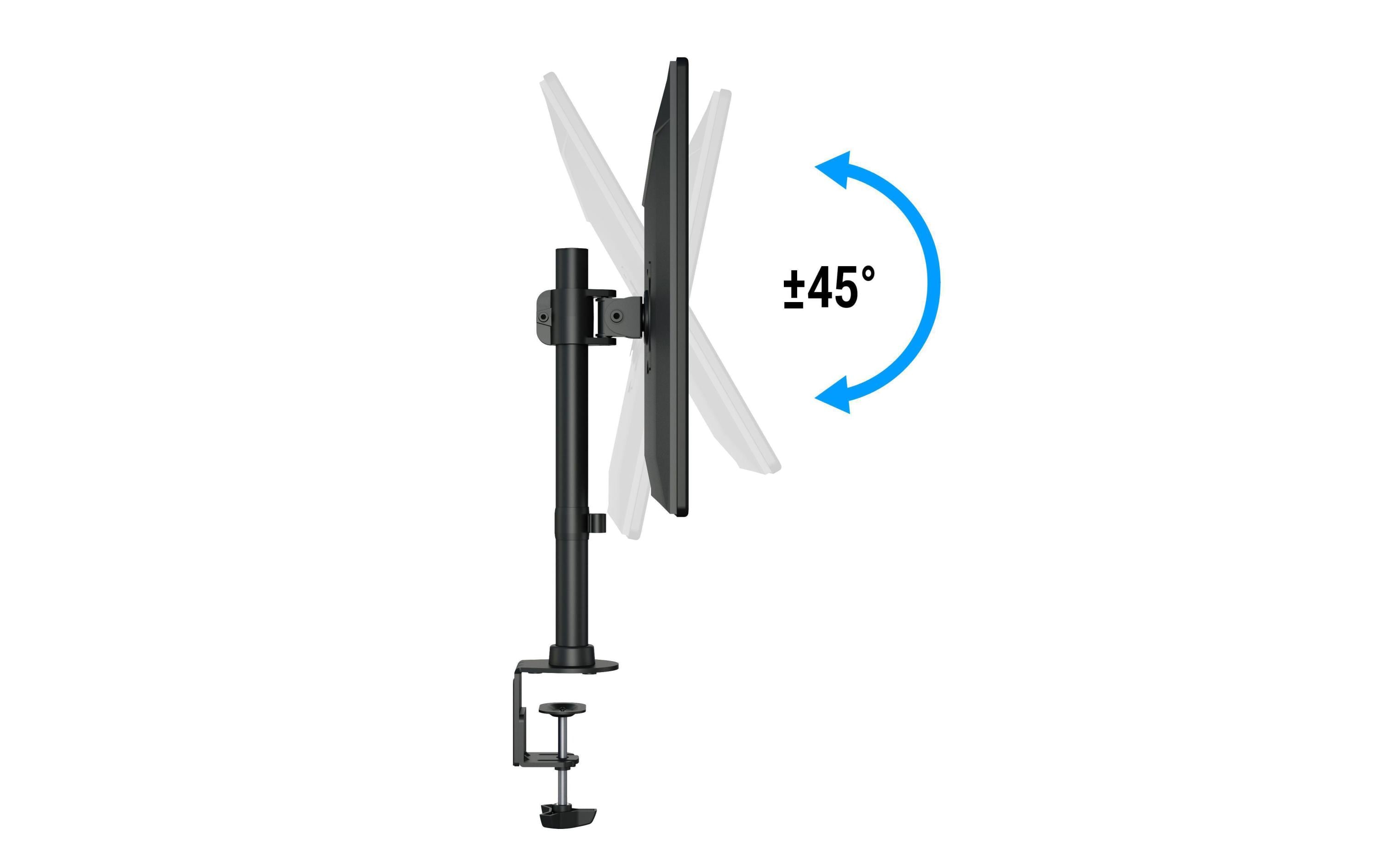Multibrackets Tischhalterung Basic Single bis 10 kg – Schwarz