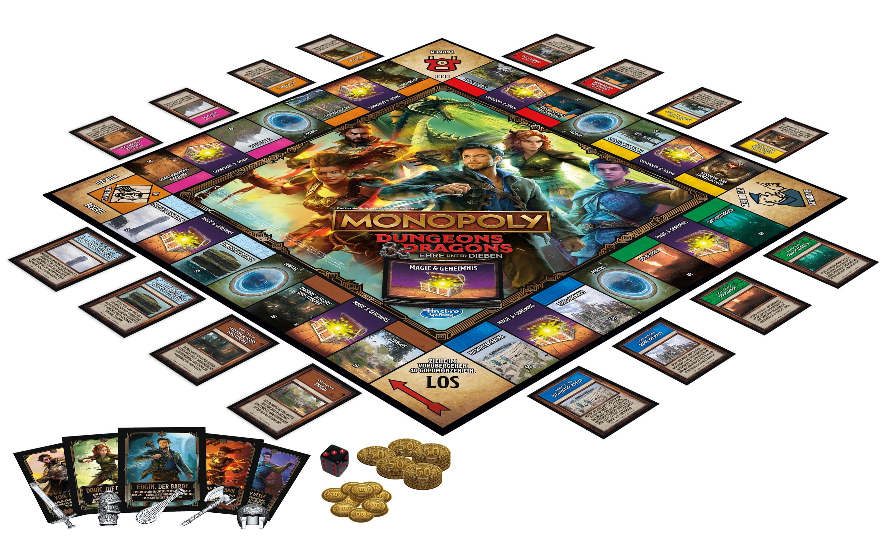 Hasbro Gaming Monopoly Dungeons & Dragons – Ehre unter Dieben