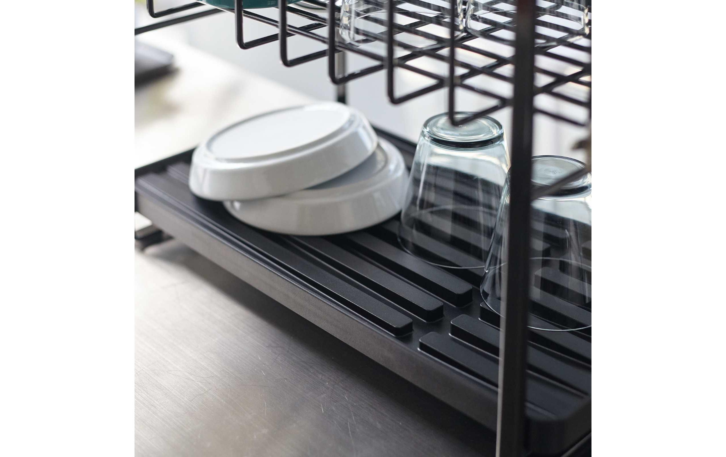 Yamazaki Abtropfgestell Tower Schwarz