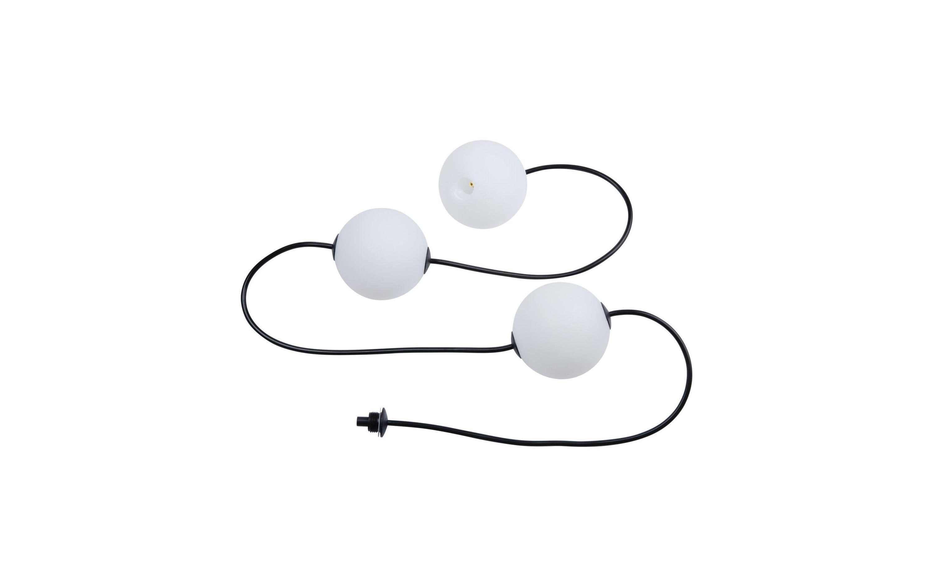 Paulmann LED Lichterkette Plug & Shine Naima 1.71 m, WW, Schwarz