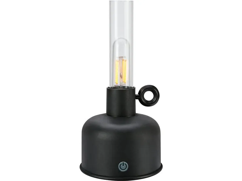 Markslöjd Astrid LED Laterne aufladbarer USB, Schwarz