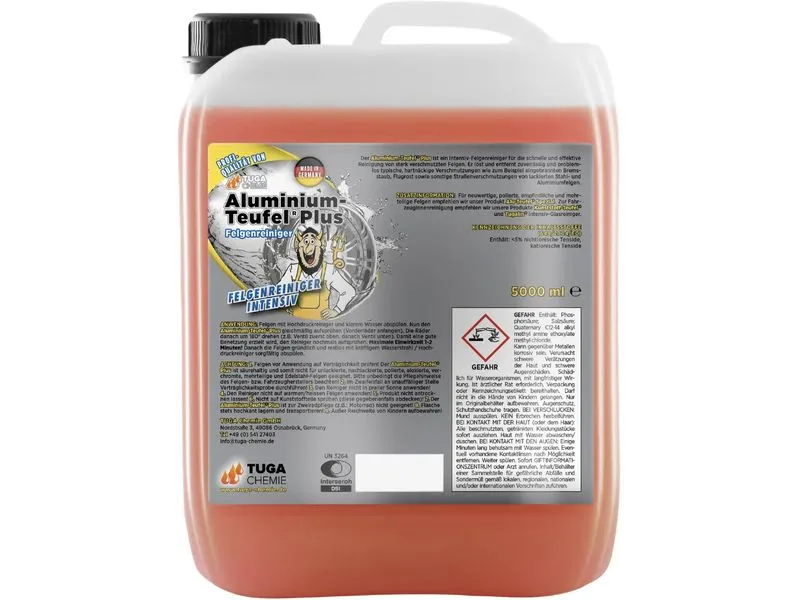 TUGA CHEMIE Aluminium-Teufel Felgenreiniger Intensivreiniger, 5 l TUGA CHEMIE Aluminium-Teufel Felgenreiniger Intensivreiniger, 5 l