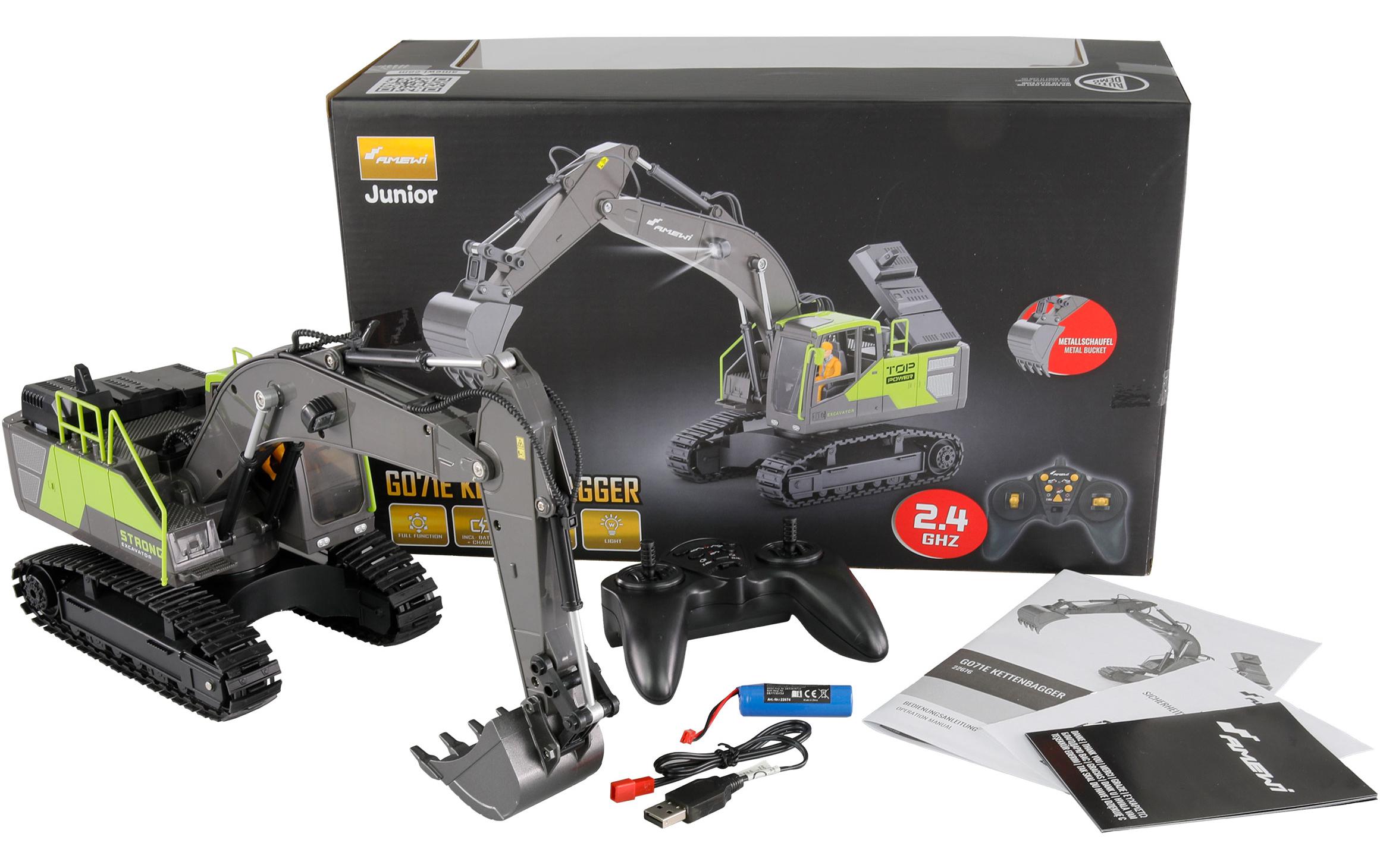Amewi Kettenbagger G071E RTR, 1:18