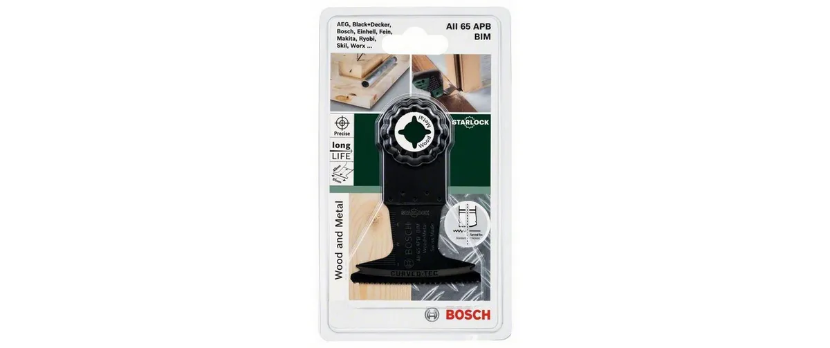 Bosch Tauchsägeblatt Starlock BIM Holz & Metall 40 x 65 mm Bosch Tauchsägeblatt Starlock BIM Holz & Metall 40 x 65 mm