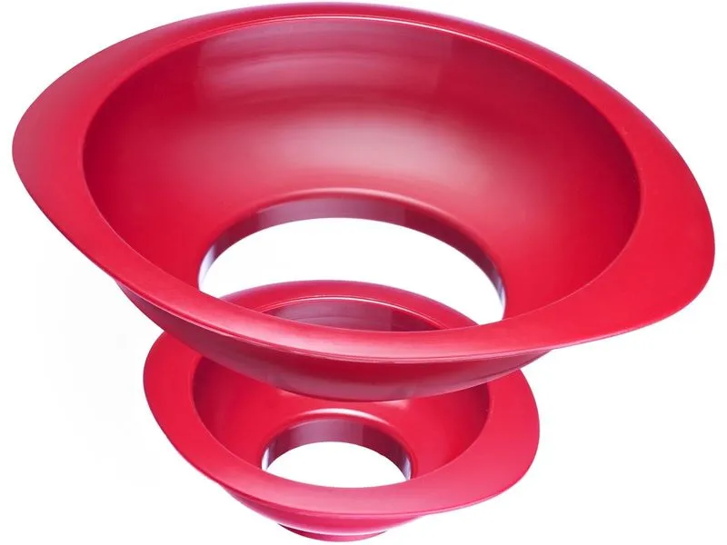 Westmark Trichter Twix 2-teilig, Rot