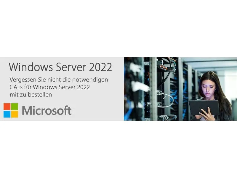 Microsoft Windows Server 2025 Standard 16 Core, OEM, Deutsch Microsoft Windows Server 2025 Standard 16 Core, OEM, Deutsch