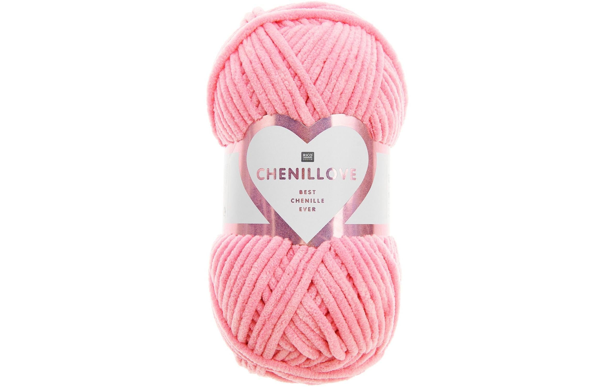 Rico Design Wolle Chenillove 100 g, Pink