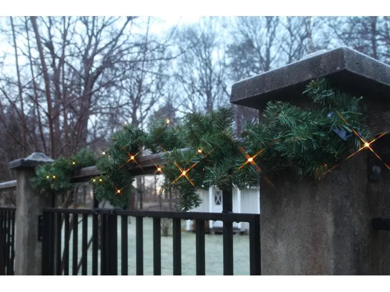 Star Trading Girlande Canadian, 2.5 m, 30 LED, Grün