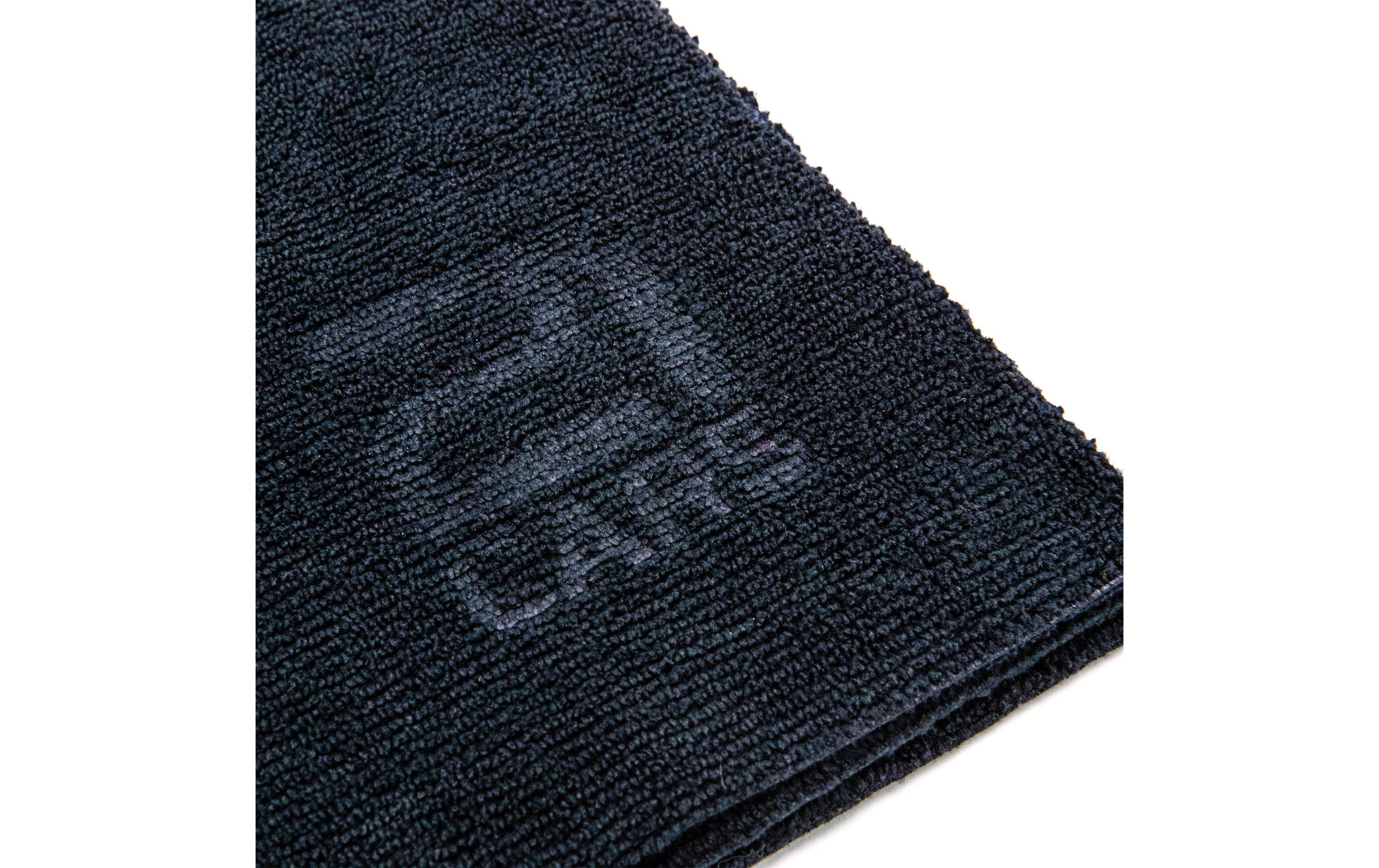 21CARS Edgeless Mikrofaser-Handtuch 3er-Set 40 x 40 cm Schwarz