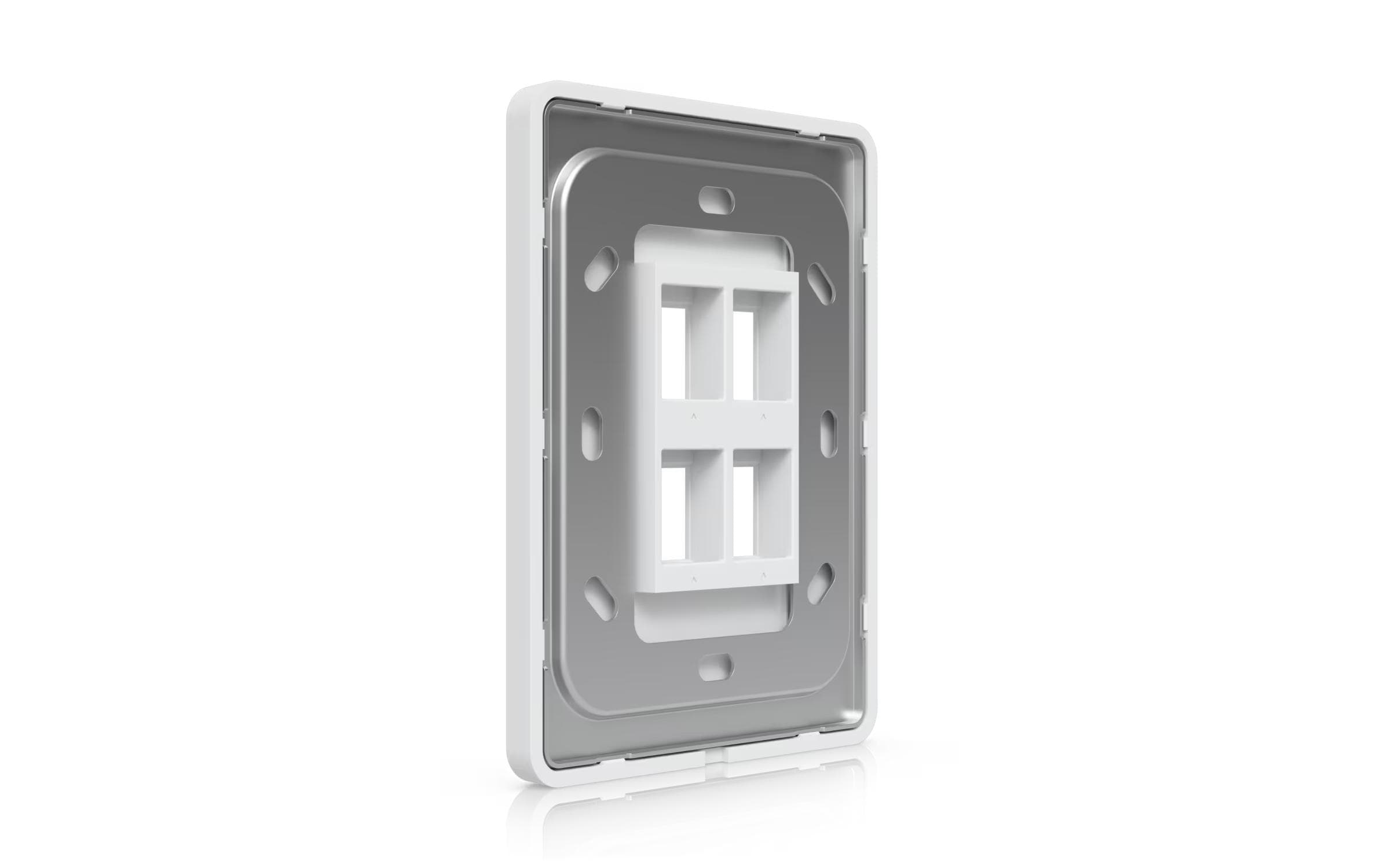 Ubiquiti Vertikal Paintable Keystone Wall Plate 4-Port, 4er-Pack