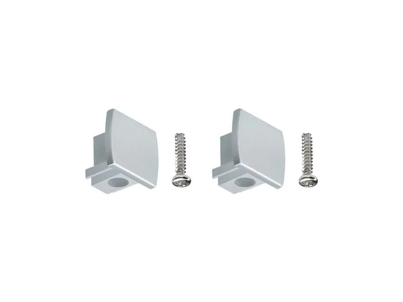 Paulmann Endkappe URail Universal, Chrom, 2er
